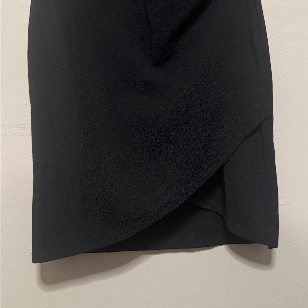 NWT Almost Famous Black Asymmetrical Dress - Picture 4 of 6